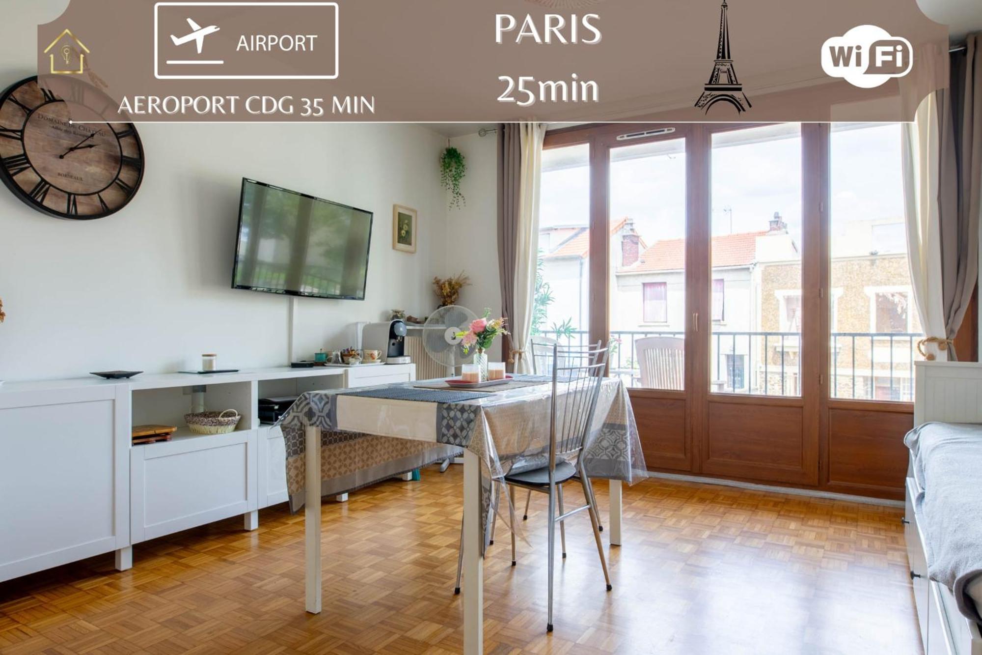Appart Hotel - Le Nid - 25Min Paris Romainville Kültér fotó